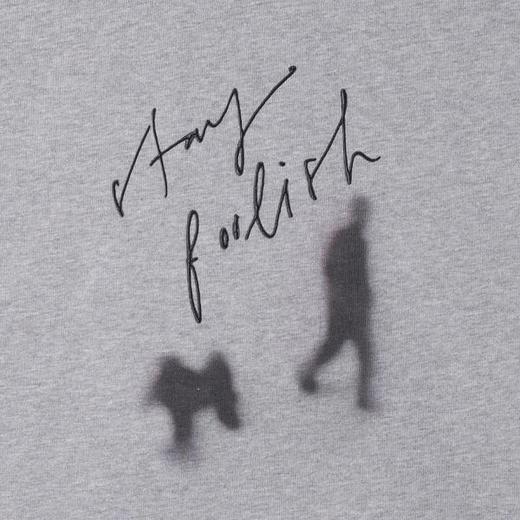 SDSA男装2026新款复古艺术感上衣重磅人影剪影宽松短袖休闲 商品图2