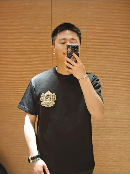 驴家25ss小狗金线徽章短袖T恤（DY） 商品图3