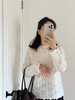 美爆~鄂尔*多思山羊绒真丝珠片纱提花镂空宽松针织衫【包邮+三天无理由退换】 商品缩略图4