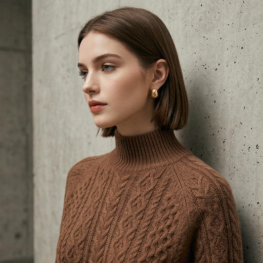 PALUOPO/PL半高领女衫ET20067R-B/约重340g帕罗 商品图12