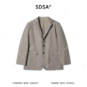 SDSA男装2026新款高贵轻奢复古简约设计感西装外套百搭宽松潮流
