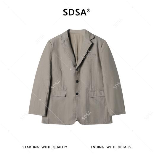 SDSA男装2026新款高贵轻奢复古简约设计感西装外套百搭宽松潮流 商品图0