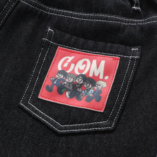 【MQD】童装男大童冬季新款儿童学院加绒加厚防褪色保暖直筒牛仔裤 商品图3