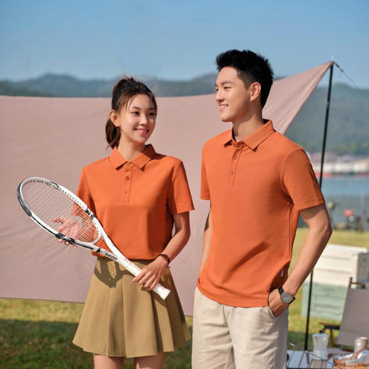 230g重磅凉感索罗娜polo衫短袖翻领上衣  XYD-6100 商品图0