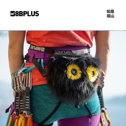 8BPLUS新品攀岩粉袋小怪物ALEX｜黑色系完美发型粉袋正品 商品图2