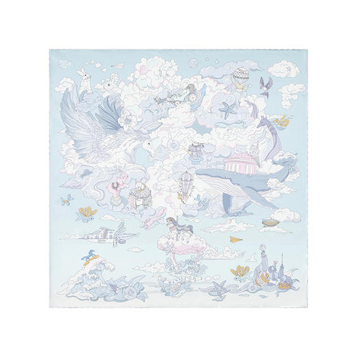 万事利双面印花大方巾-漫游记 商品图2