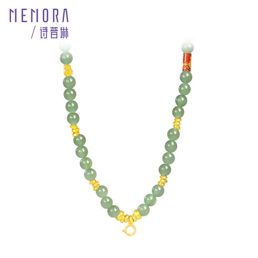 【新品首发】万能链 晴水和田玉S925银项链 新中式搭配吊坠万能链女士礼物MEMORA诗普琳NN003204 商品图8