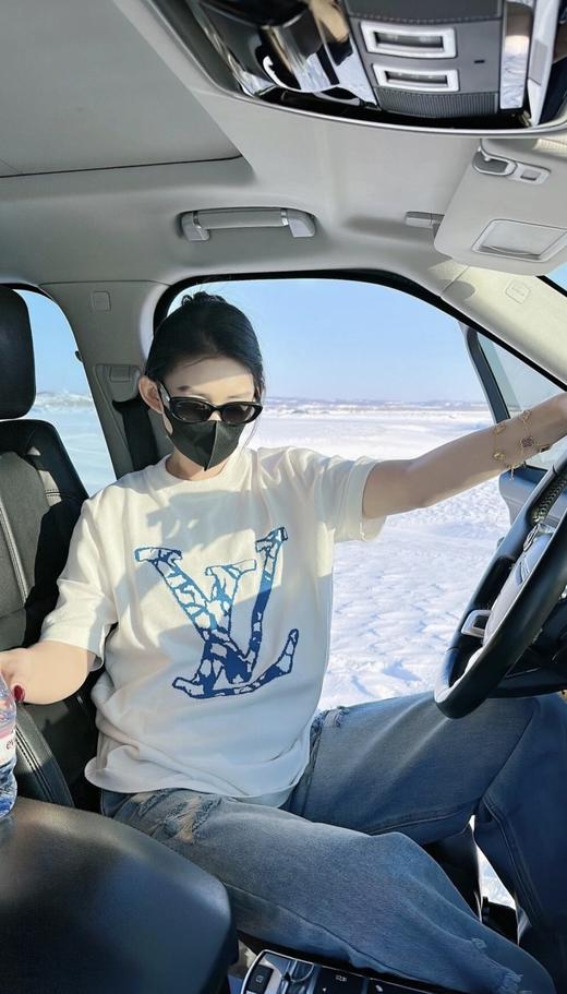 驴家25ss滑雪系列裂纹提花针织短袖（DY） 商品图4