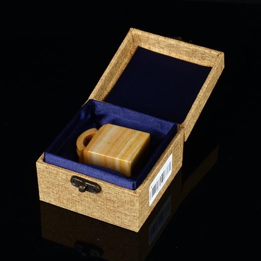 孤品17864木纹石如意钮方章落款章参展比赛3.5*3.5*5.0cm 商品图4