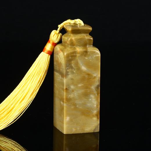 孤品17870昌化石博古钮章落款章闲章2.5*2.5*7.4cm 商品图1