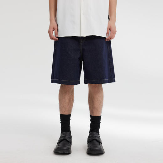 MODE COMMUTER | MC直筒型牛仔短裤原牛牛仔短裤MCF125074B 商品图2
