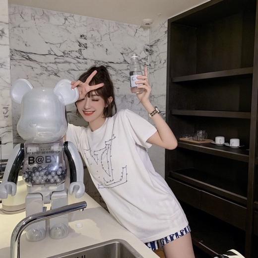 驴家标识压纹LOGO短袖T恤（DY） 商品图2