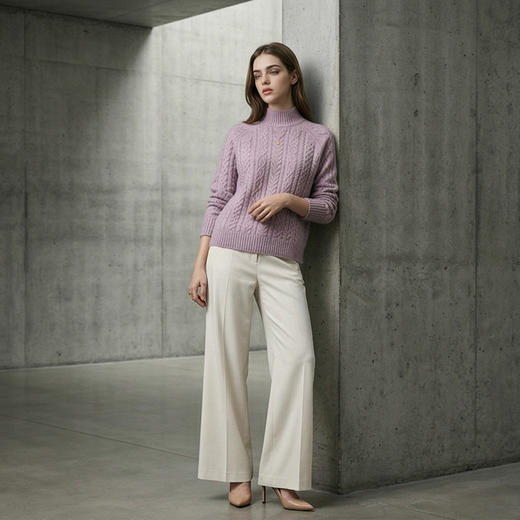 PALUOPO/PL半高领女衫ET20067R-B/约重340g帕罗 商品图7