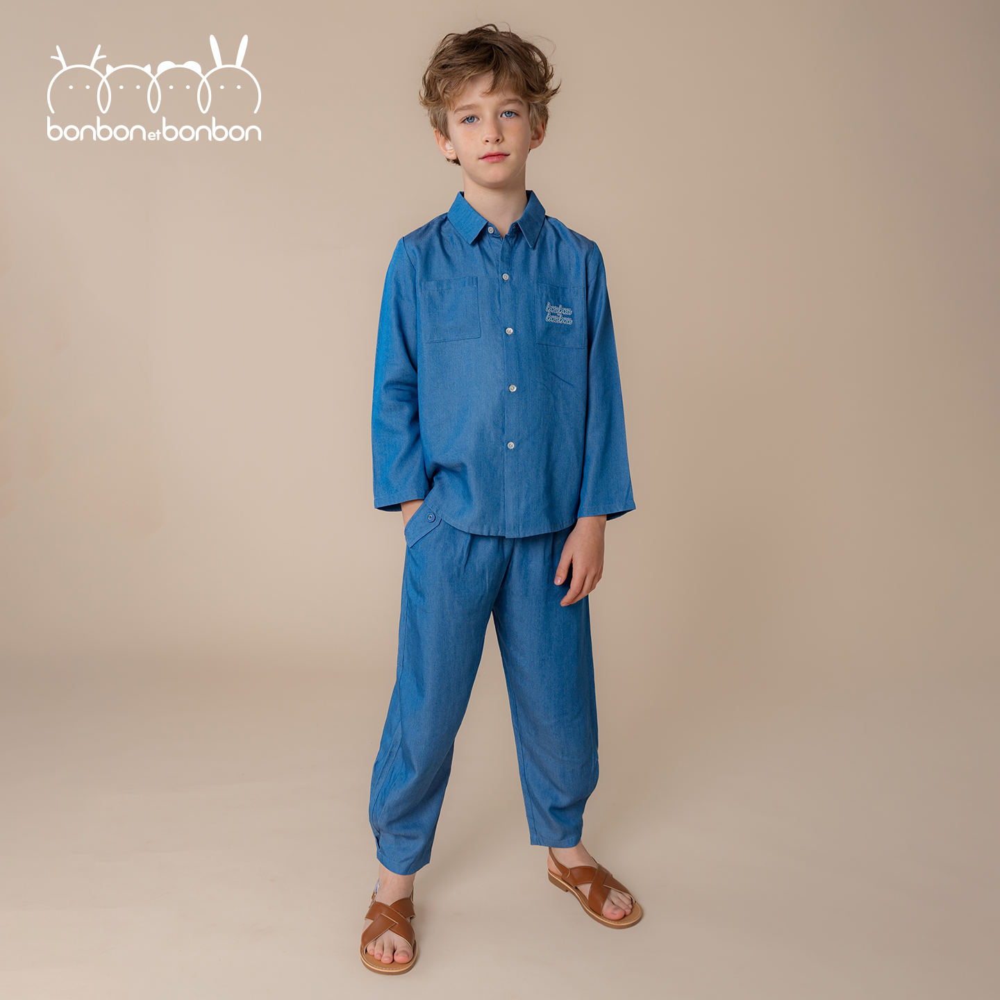 天丝牛仔衬衫/长裤