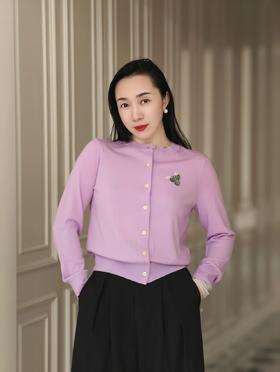 【3.6上新】早春兰时🌸香芋紫羊绒开衫