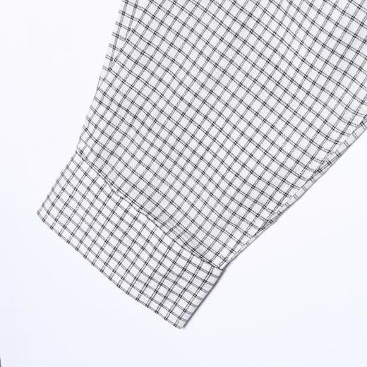 2638SDSA男装2026新款高贵轻奢小众设计感拼接格纹衬衫新中式盘扣百搭 商品图5