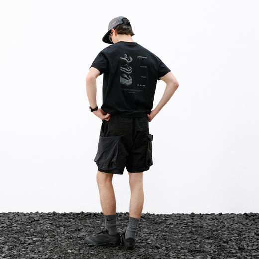 714street吸湿速干户外印花短袖男 2026夏季潮牌宽松凉感情侣T恤 商品图2