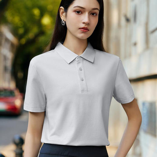 经典纯色百搭款液氨空气层珠地棉排湿透气POLO衫  XYD-5300 商品图2