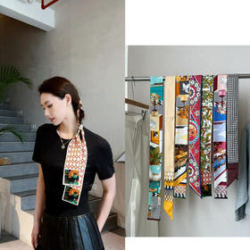 【灵感搭配】噢蜜ooomeooo真丝丝巾集合“小物大开心”