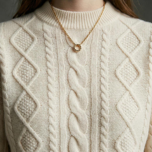 PALUOPO/PL半高领女衫E21836-C/约重375g帕罗 商品图6