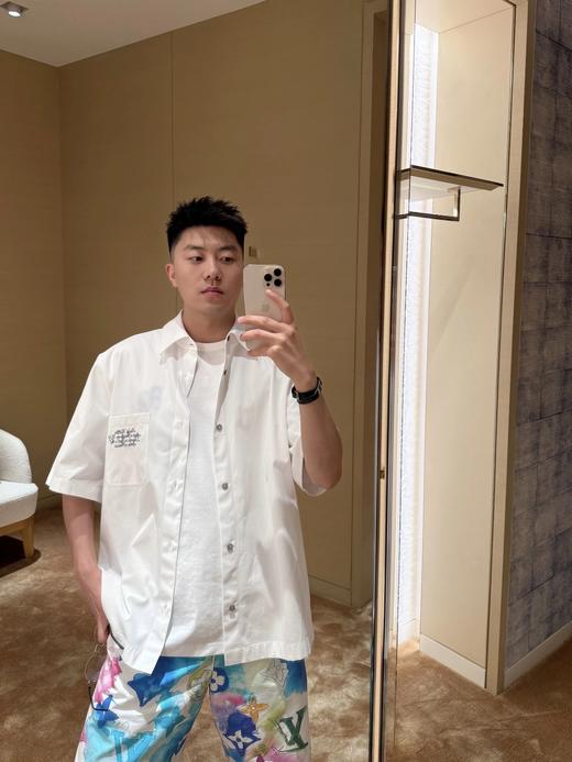 驴家25ss樱花火车刺绣短袖衬衫（DY） 商品图6