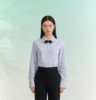 G2000女装SS26商场新款【免烫防皱/吸湿速干\抗菌】配领带条纹衬衫61221103 商品缩略图0