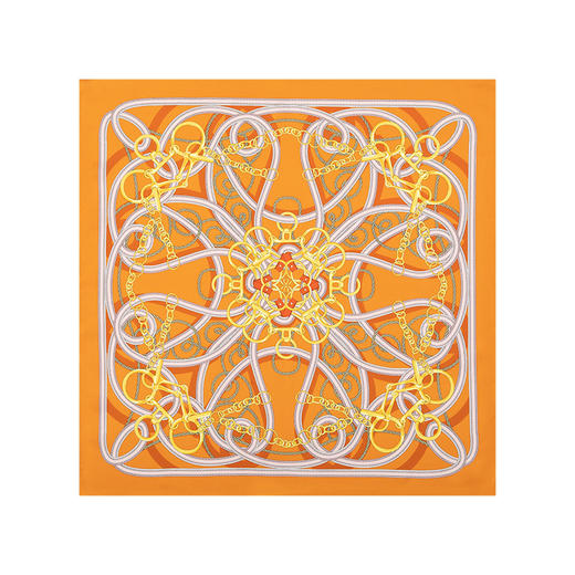 万事利双面印花中方巾-链金喜 商品图4