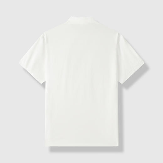 GXG男装【含桑蚕丝】26夏季精致立体刺绣凉感透气男式短袖POLO衫K&C 商品图1