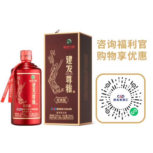 建发尊雅·经典版（小红瓶）53%vol 500ml 商品图0