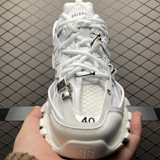 春季特惠💰720 巴黎世家 Track Sneaker 巴黎世家三代 环扣款 户外概念复古老爹鞋 商品图8