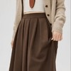 赫本风高腰A字毛呢裙｜面料、版型到颜色，日常百搭又省心 商品缩略图2
