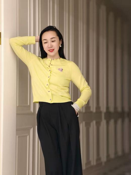 【3.6上新】早春鹅暖🌸云雀黄羊绒开衫 商品图2