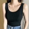 买一送一 到手2件！【卷卷紫百搭U领小背心】 U领设计显瘦遮副乳 螺纹弹力面料柔软舒适亲肤包容性好 百搭休闲 四季可搭 商品缩略图3