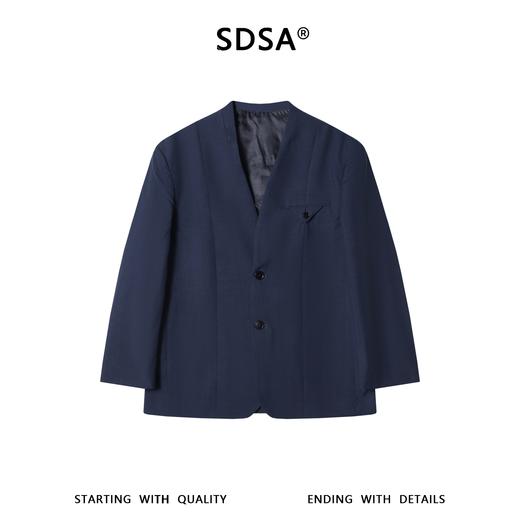 SDSA男装2026新款高贵轻奢简约百搭宽松男士西装外套休闲时尚 商品图1