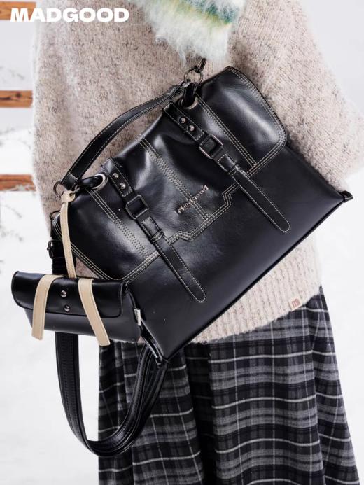 马得工地/MDGDPSBB14941/复古机车双肩包 商品图1