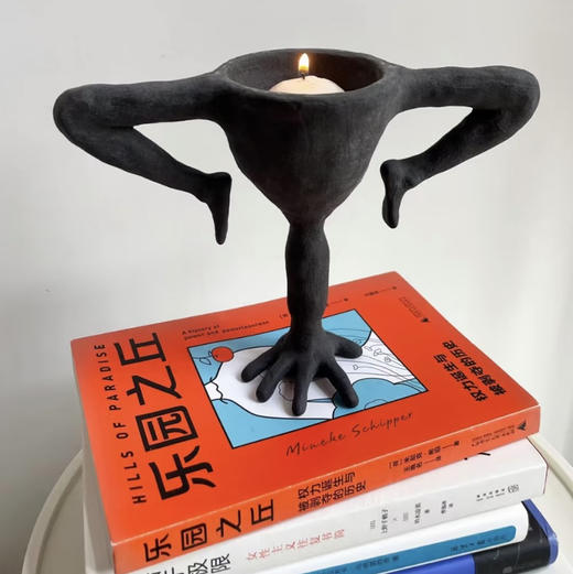 肆楼/「行走的子宫」陶瓷烛台摆件 商品图2