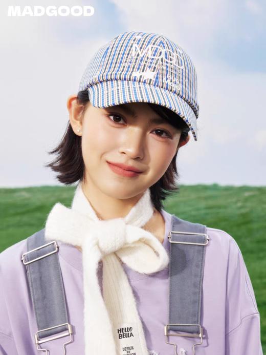 马得工地/MDGDPSMZ13649/字母刺绣格纹鸭舌帽 商品图2