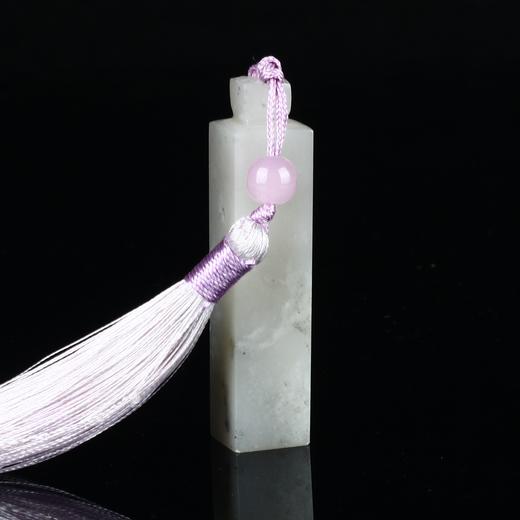 孤品17894昌化冻石博古小方章硬笔小章书法用章石1.3*1.3*5.9cm 商品图2