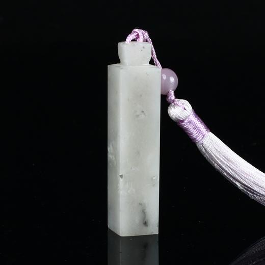 孤品17894昌化冻石博古小方章硬笔小章书法用章石1.3*1.3*5.9cm 商品图1