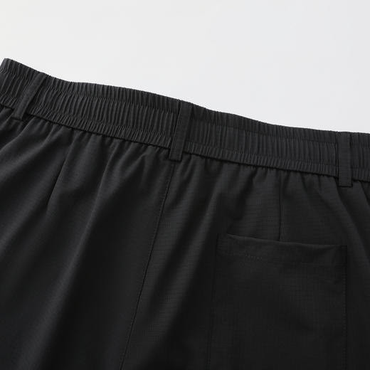 GXG男装【含桑蚕丝】26夏季日常通勤松紧腰系绳男式直筒休闲裤K&C 商品图6