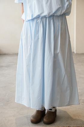 Atelier d'antan 细节感抽绳半身裙(3色可选)