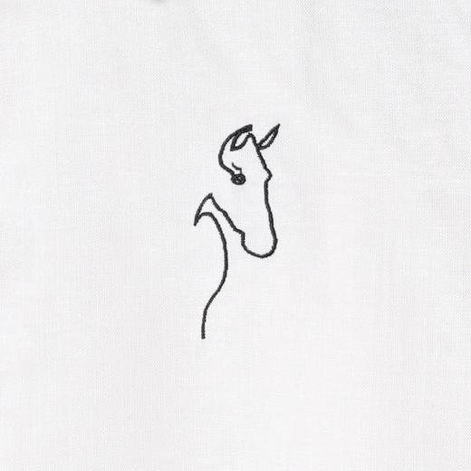 29742SDSA男装2026新款高贵轻奢韩版简约刺绣衬衫宽松休闲简约长袖衬衣 商品图2