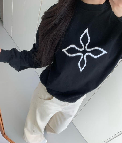 🔥预售SMFK时髦十字标卫衣2.26 商品图0