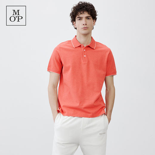 Marc O'Polo/MOP 夏季新款高级翻领纯棉商务休闲透气短袖POLO衫男 商品图4