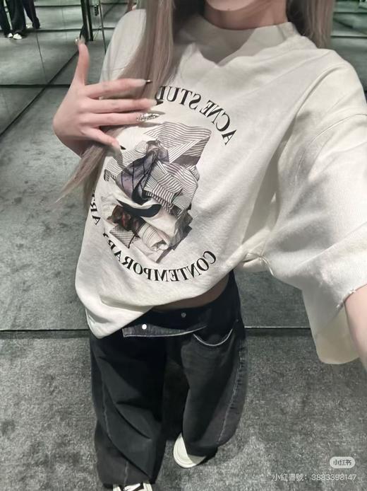 女款印花短袖T恤ba001 商品图3