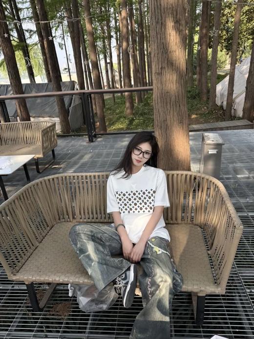 驴家25ss联名笑脸印花短袖T恤（DY） 商品图0