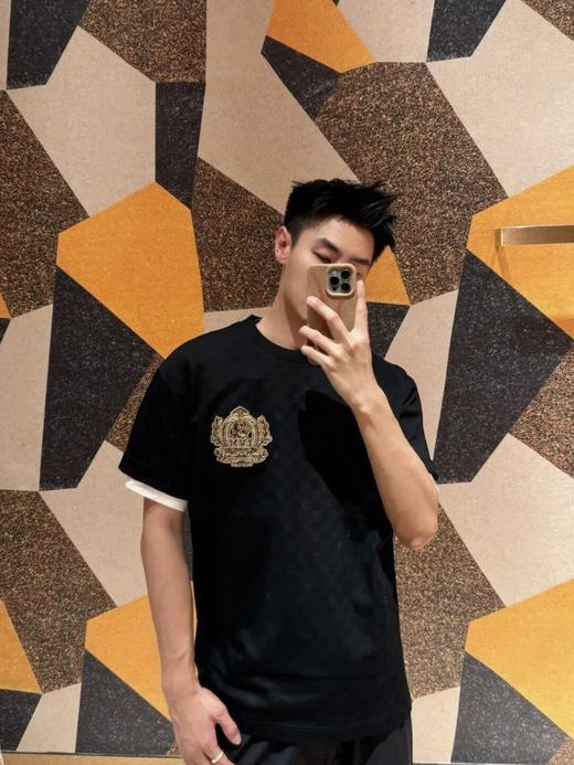 驴家25ss小狗金线徽章短袖T恤（DY） 商品图4