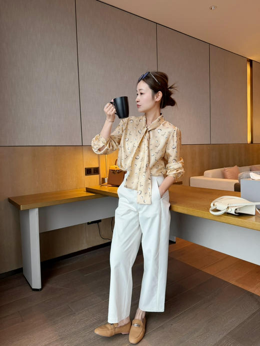 2603114   “经典至上”九分梧桐裤 棉西裤 商品图1