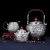 子佩集S990银【国色天香】牡丹提梁壶小茶壶公道杯摆件茶具套装【MH003】【MH005】【MH006】2311 商品缩略图0