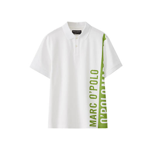 Marc O'Polo/MOP 夏季新款高级翻领华夫格印花休闲短袖POLO衫男士 商品图4